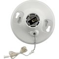 Yhior 08827-CW1 660 watt  250V Plastic Pull Chain Lamp Holder  White YH157432